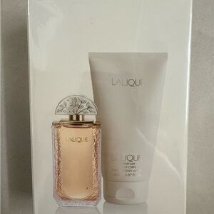 Lalique Women's Body Oil and Moisturizer - Cream and Gold
